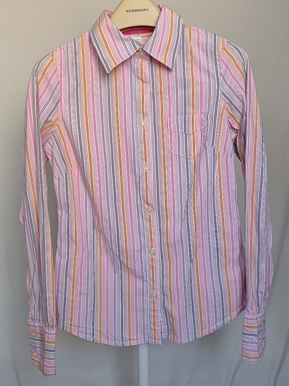 Old Navy XS Shirt Long Sleeve Button Down Perfect Fit Cotton